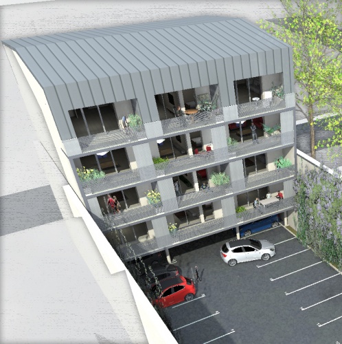 R�habilitation et construction de 15 logements en centre ville : pers medaillon camy 18 01 05