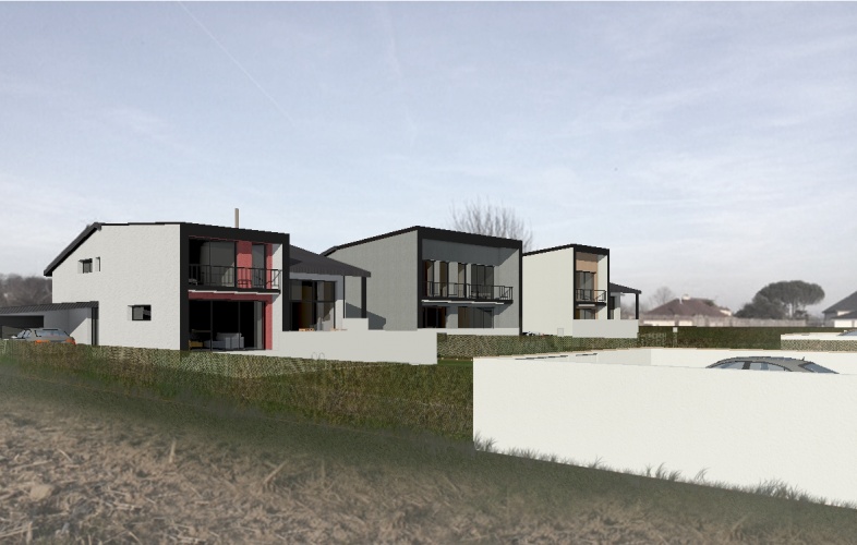 R�habilitation d'un hangar en 3 villas