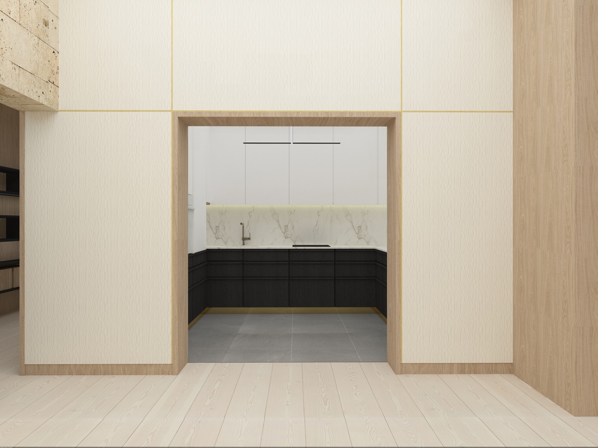 Loft ND : entr�e cuisine