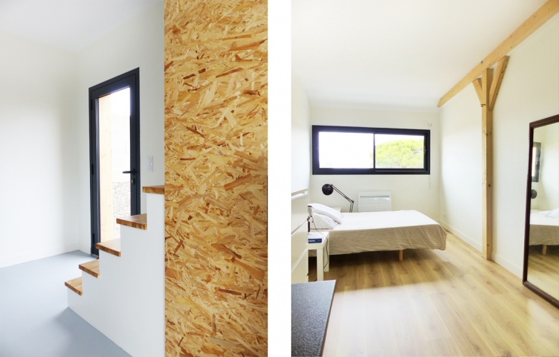 La maison derri�re le mur