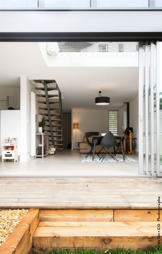 TRANSFORMATION D�UNE MAISON � TALENCE : Plus Architectes Talence LAFON 132018