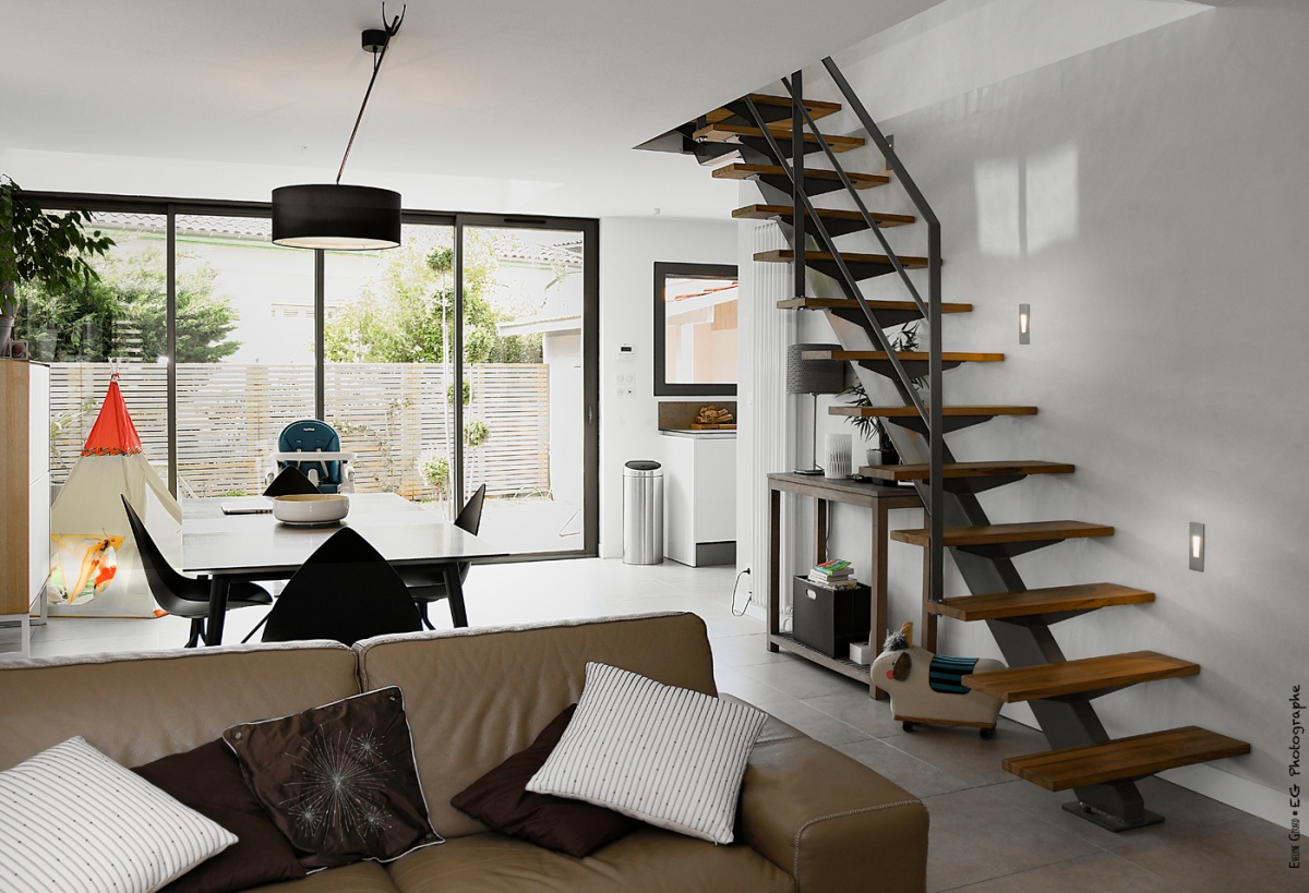 TRANSFORMATION D�UNE MAISON � TALENCE : Plus Architectes Talence LAFON 202018 