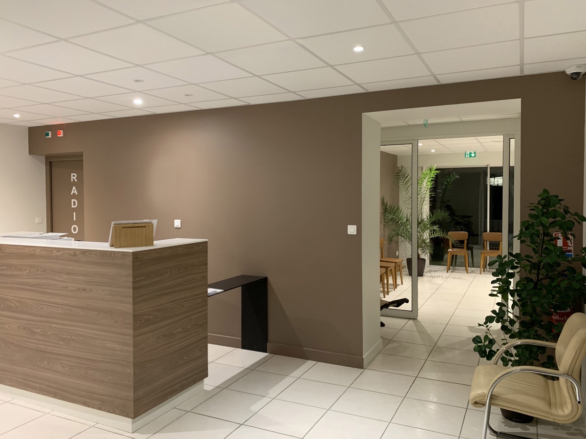 R�habilitation d'une maison individuelle en cabinet dentaire : Accueil