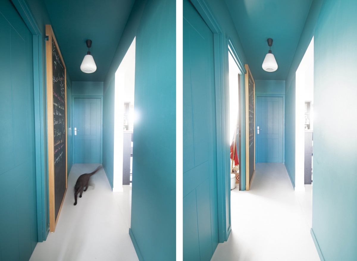 R�novation appartement ROQ : af couloir
