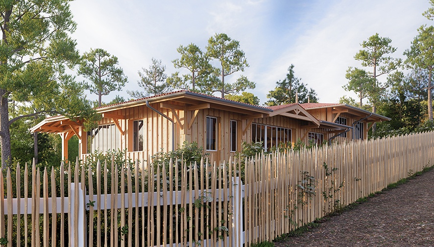 La cabane : Vue B br