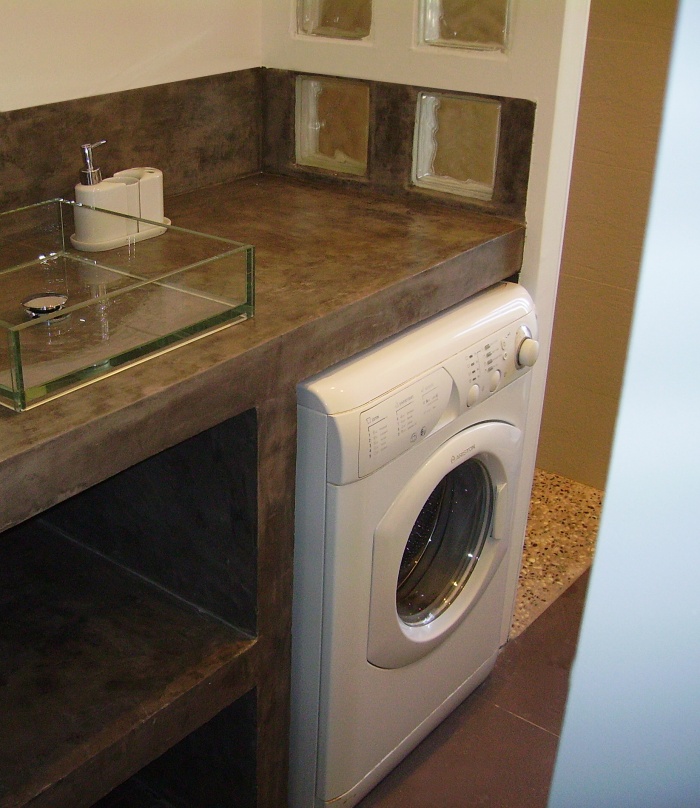 R�am�nagement d'appartement : meuble b�ton cir�