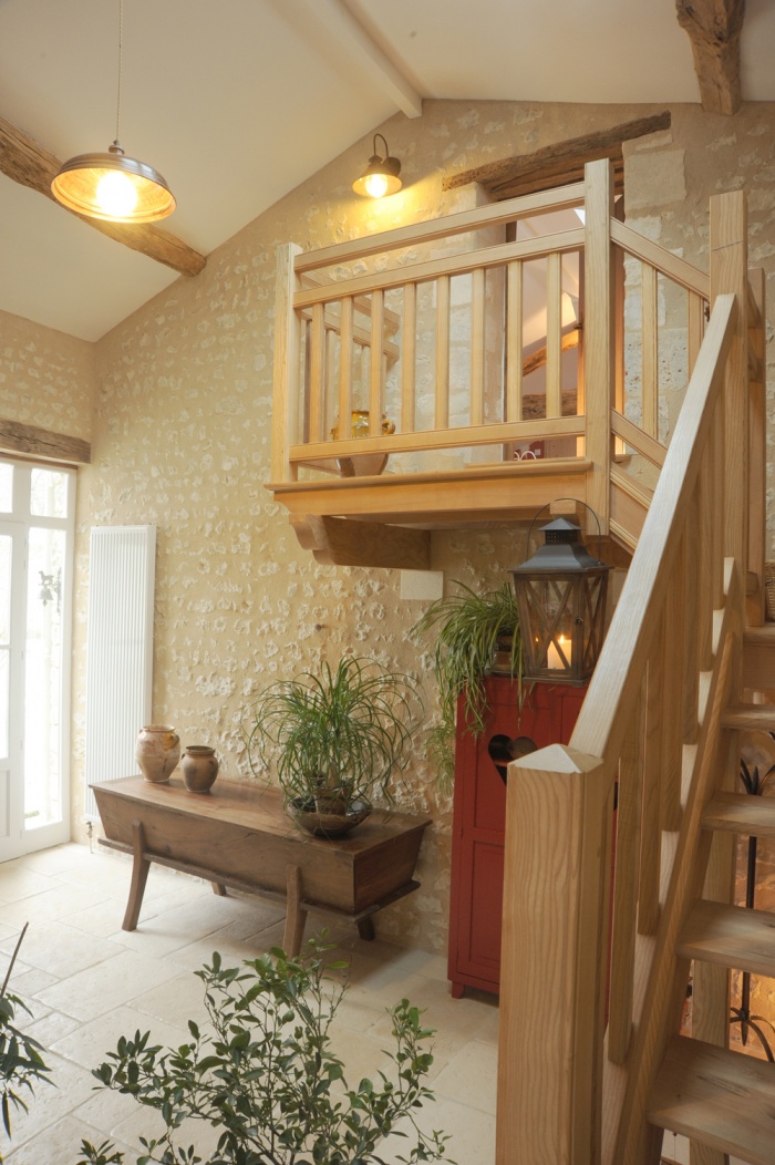 R�novation d'une Ferme Charentaise : entree