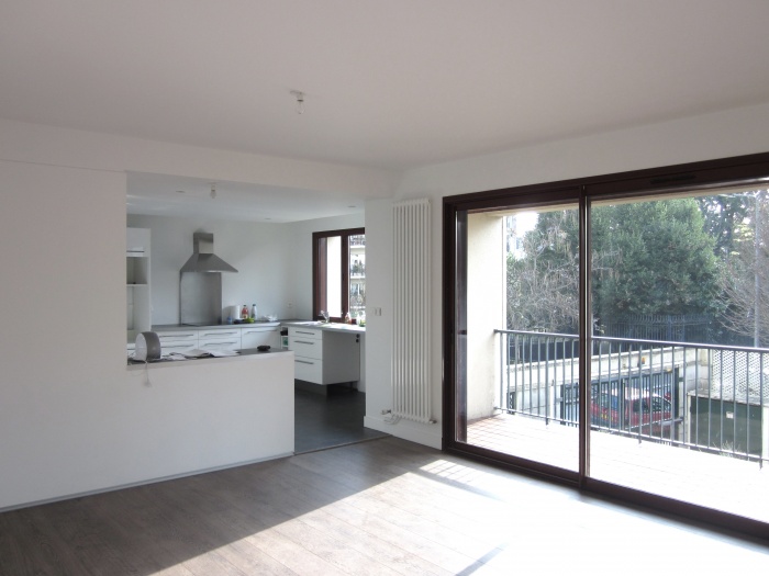 Am�nagement d'un appartement avec terrasse : 3. Cuisine et salon