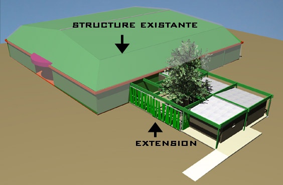 Club House, tennis club du Pian-M�doc