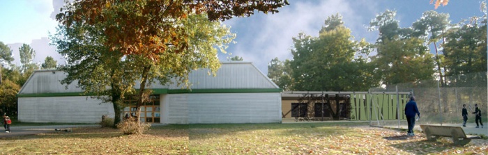 Club House, tennis club du Pian-M�doc : BELLE1