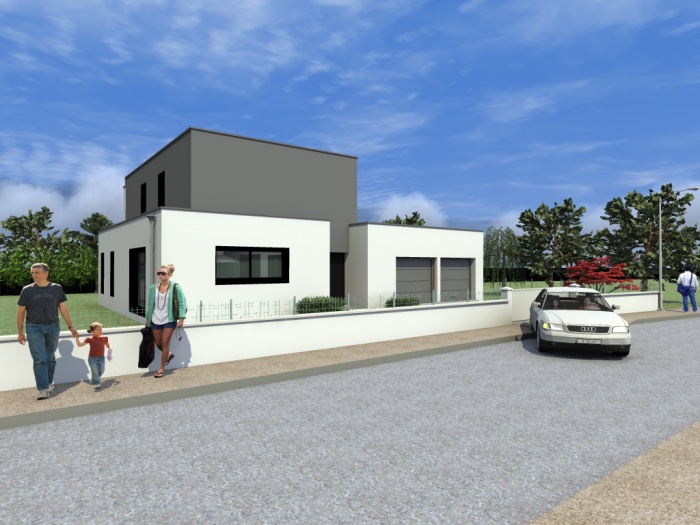 Maison Contemporaine  ossature bois : image_projet_mini_32537