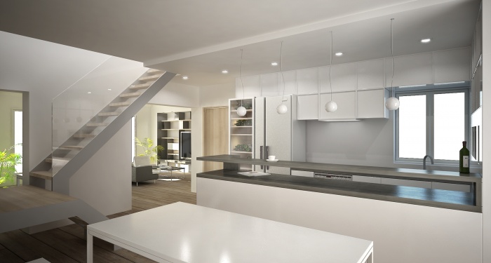 un triplex � Paris : salle de bain du bas 4