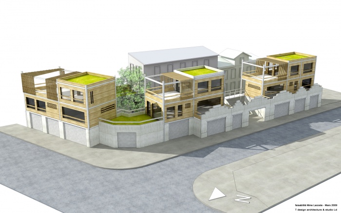 3 maisons de ville � Vanves