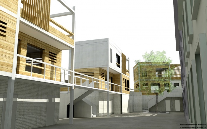 3 maisons de ville � Vanves : vue_04 copie