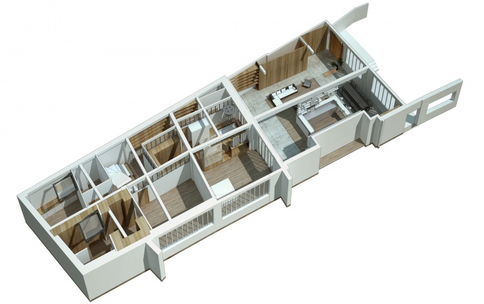 R�habilitation d'une galerie d'art en loft