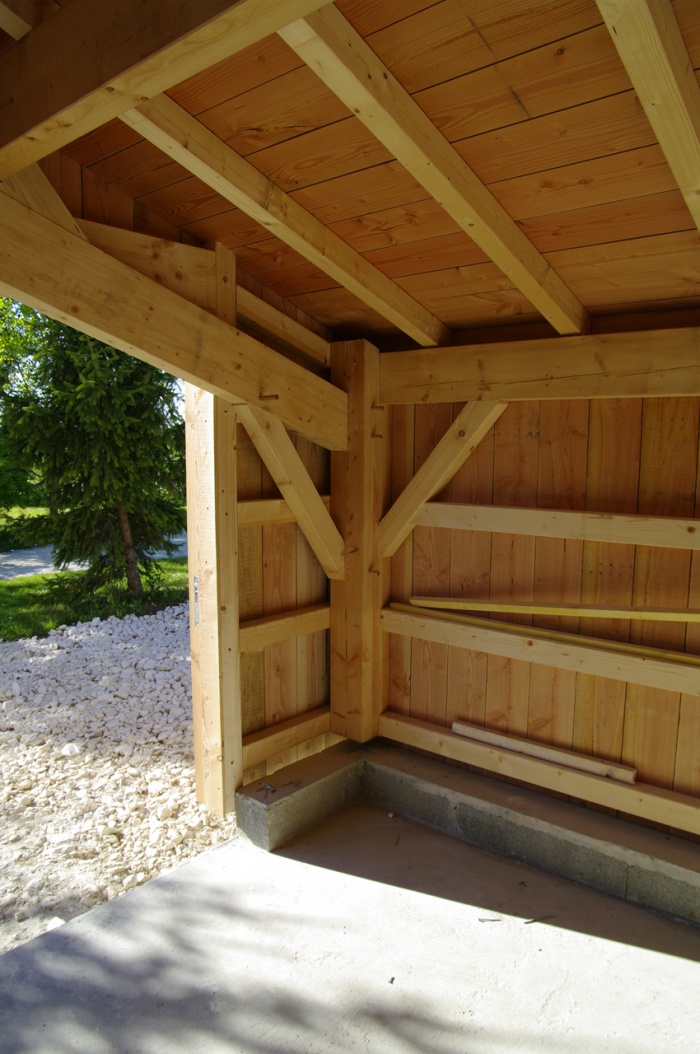 maison bois �cologique : ossaturedugarage