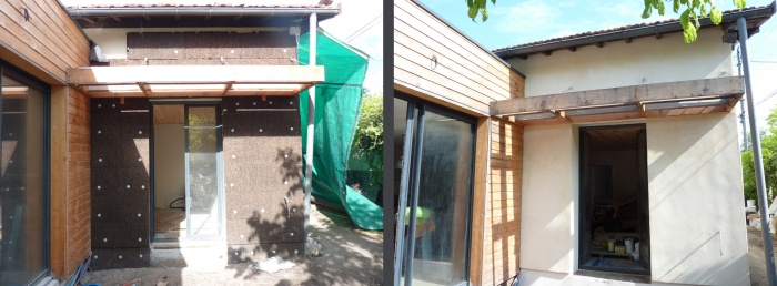 BBC et Ecologique : Avant apr�s enduit