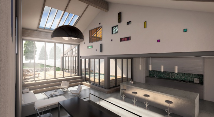 Loft avec Piscine Int�rieur