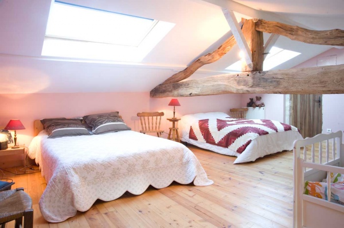 R�novation d'une Ferme Charentaise : dortoir c