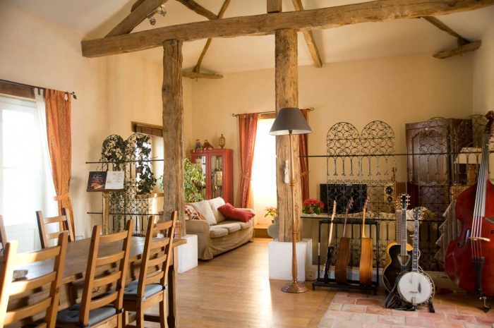 R�novation d'une Ferme Charentaise : salon-b