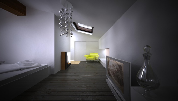 REAMENAGEMENT D'UN APPARTEMENT : chambre 01 �tage