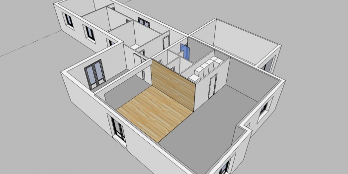 Une arcachonaise revisit�e : Le revetement