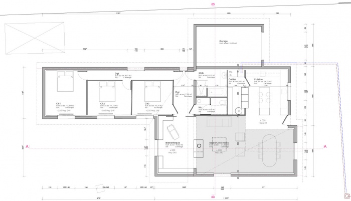 Une arcachonaise revisit�e : Etat projet�