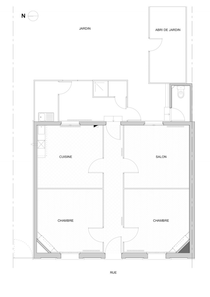 R�novation �choppe W : Plan d'�tat des lieux
