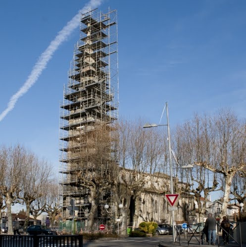 R�novation d'un clocher d'�glise du XIXeme : 47741387