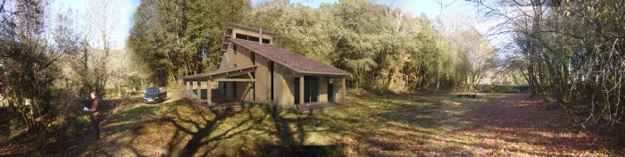 transformation d'un four � pain en habitation : INSERTION de pr�s Monatage st