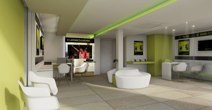 La Fibre optique : Image de synth�se 1