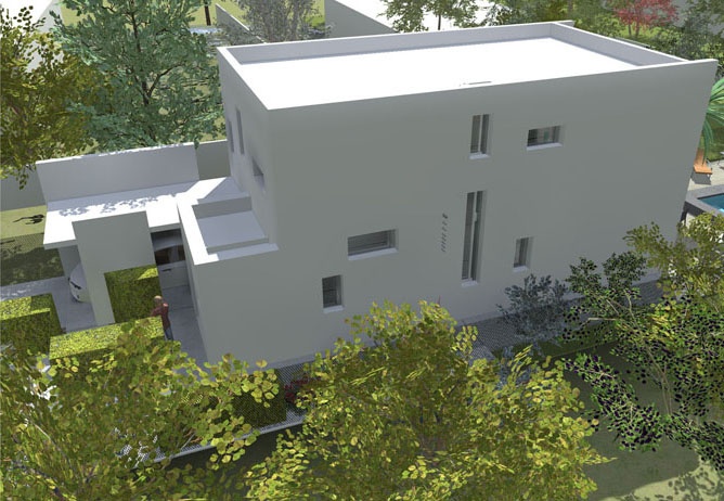 Maison Jean JAURES : Vue fa�ade mitoyenne