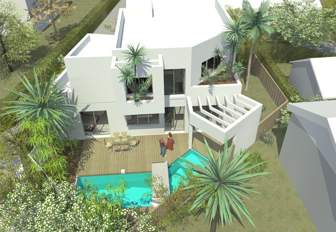 Maison George SAND : Vue haute fa�ade sud