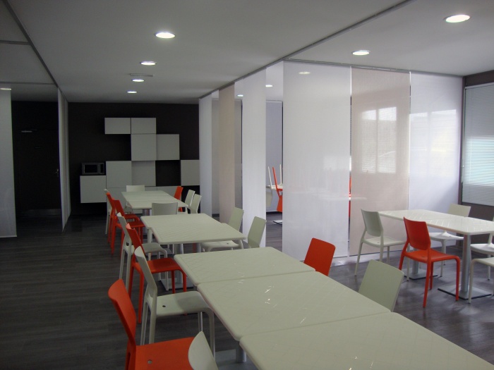 Concept de salle � manger pour un centre d'accueil handicap�