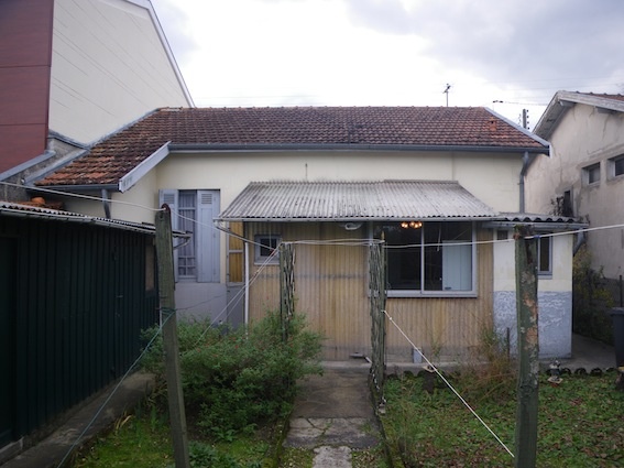 R�novation �choppe W : Fa�ade arri�re (existant)