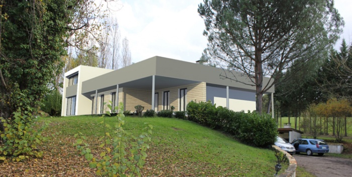 Extension contemporaine et r�novation d'une maison individuelle : image_projet_mini_71044