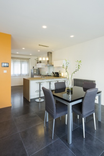 Sur�l�vation et r�am�nagement  d'une maison d'habitation : cuisine