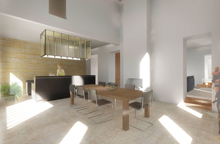 Rehabilitation d'une maison et cr�ation d'une salle de r�ception : lalande1_6