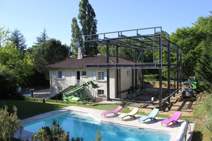 Extension contemporaine et r�novation d'une maison individuelle : photo 005