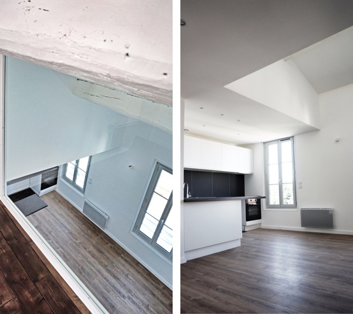 R�novation et sur�l�vation d'un triplex : ANG22