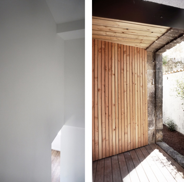 R�novation et sur�l�vation de deux maisons mitoyennes : ANG33