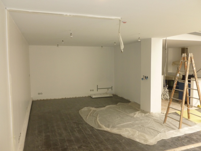 Transformation d'un loft en bureau : Pl�trerie