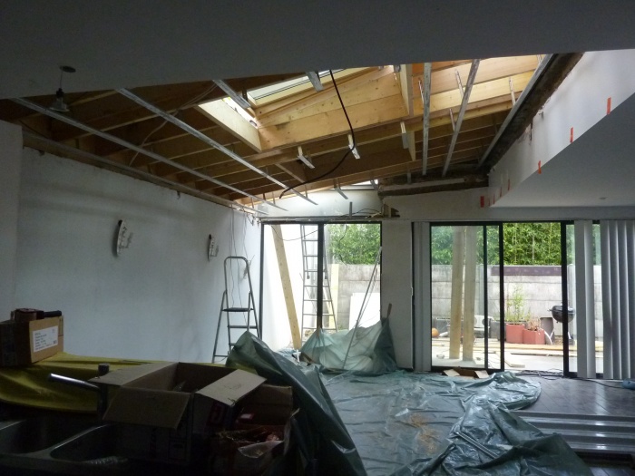 Transformation d'un loft en bureau : Pl�trerie