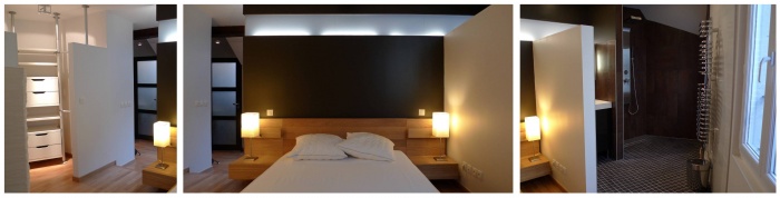 Marais studio et T2 : archinterieur marais t2 chambre 1