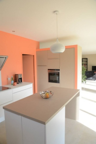 Construction d'une maison contemporaine � Can�jan : 10