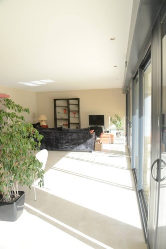 Construction d'une maison contemporaine � Can�jan : 12