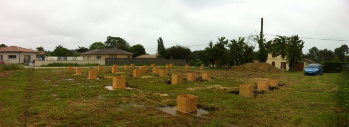 Grand''U'' : Les massifs ma�onn�s