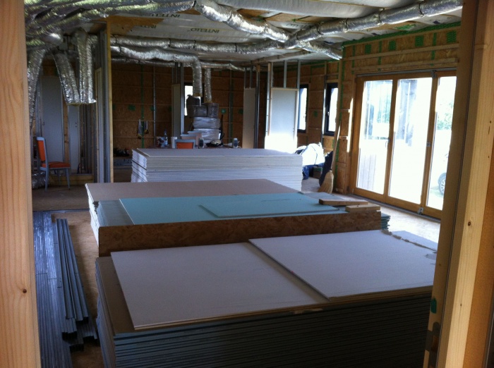 Grand''U'' : R�seaux VMC en place le place arrive