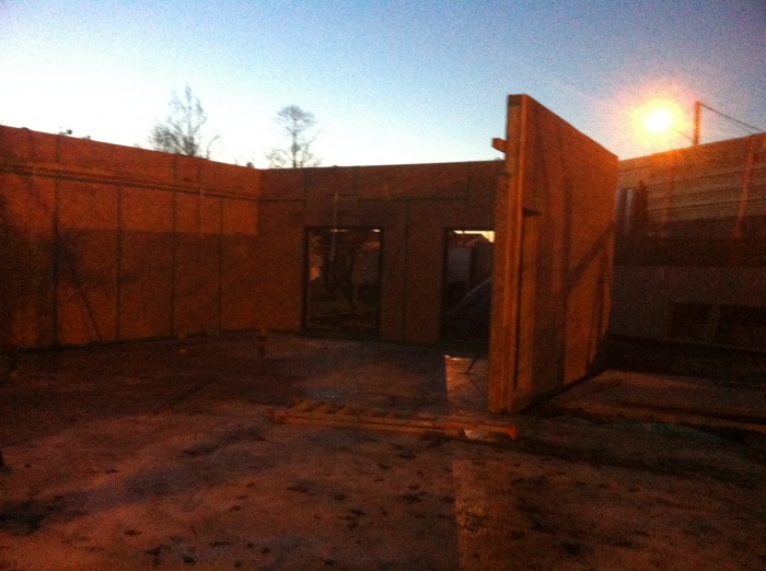 La m�rignacaise : Montage murs