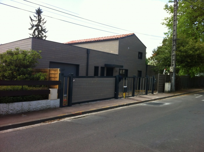 La m�rignacaise : Fa�ade nord r�alisation